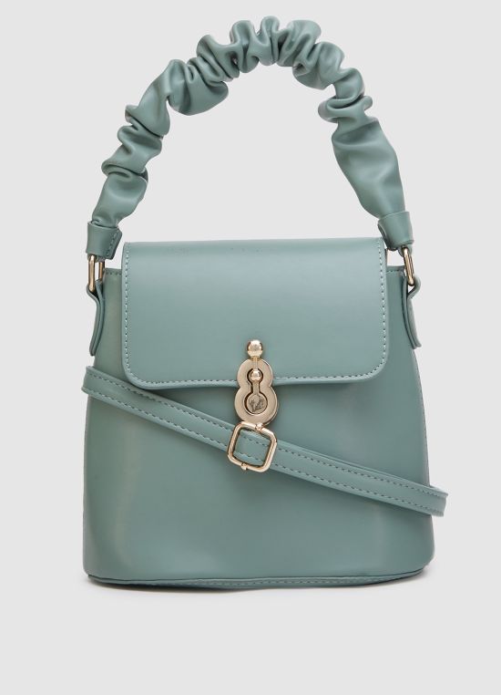 Globus Women Mint Solid Sling Bag