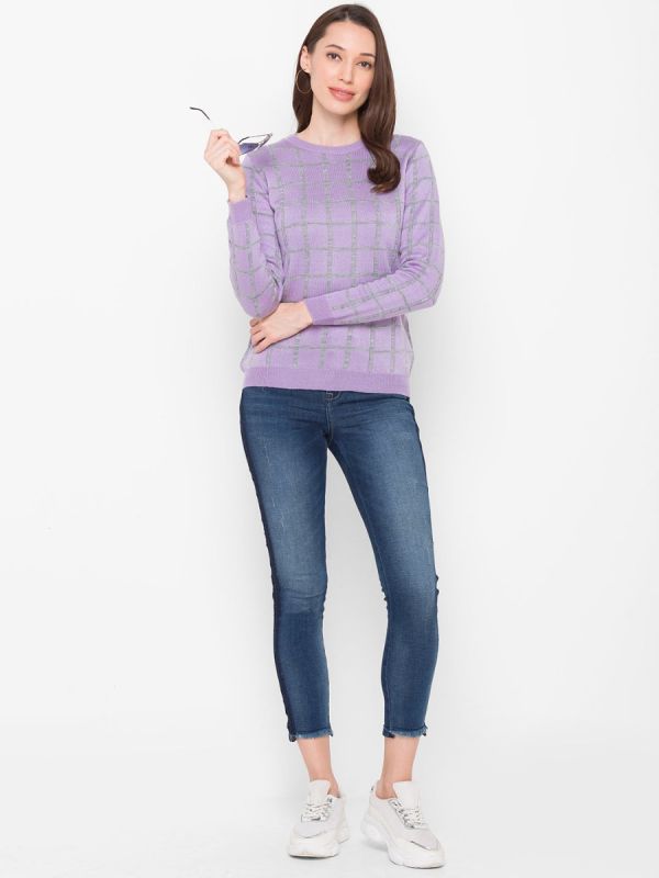 Globus Blue Checked Sweaters