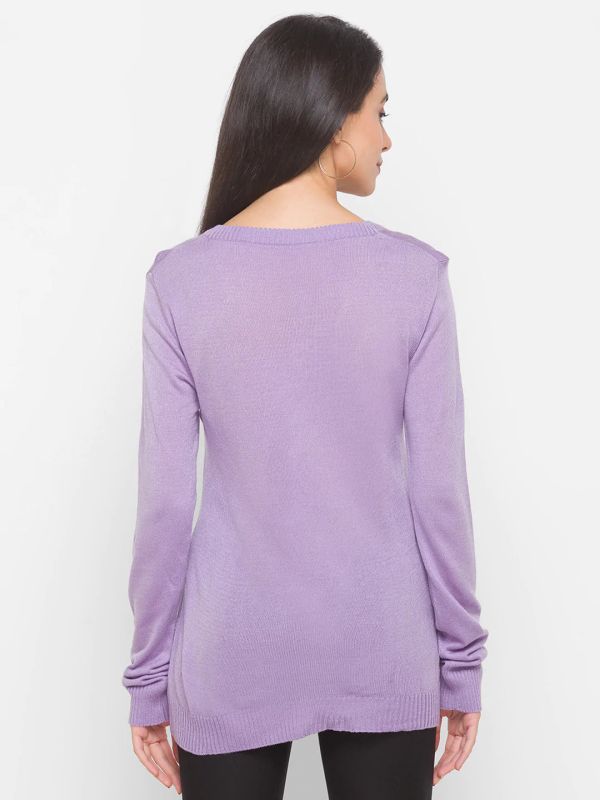 Globus Long Sleeves Solid Sweaters