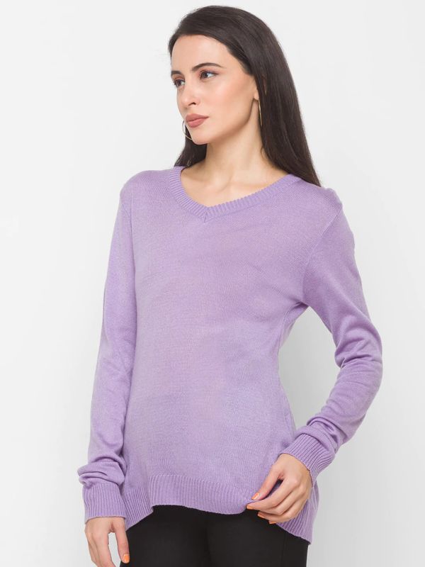 Globus Long Sleeves Solid Sweaters